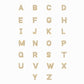 Initial Letter Pavé Diamond Gold Chain Bracelet
