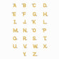 J Initial One Diamond Stud Earrings 14K Gold