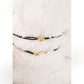 Korean Letter Laugh Happy Face Cord Bracelet 14K Solid Gold ㅋㅋ
