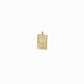 Korean Go-Stop Card Game Ogwang January Pendant 14K Gold 오광 송학