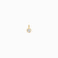 Heart Shape Lab Diamond Charm 14K Gold