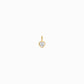 Heart Shape Lab Diamond Charm 14K Gold