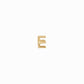 Eclipse E Initial Letter Charm 14K Gold
