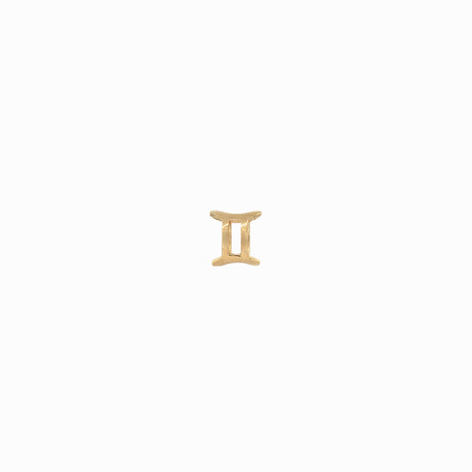 Eclipse Gemini Zodiac Charm Sterling Silver