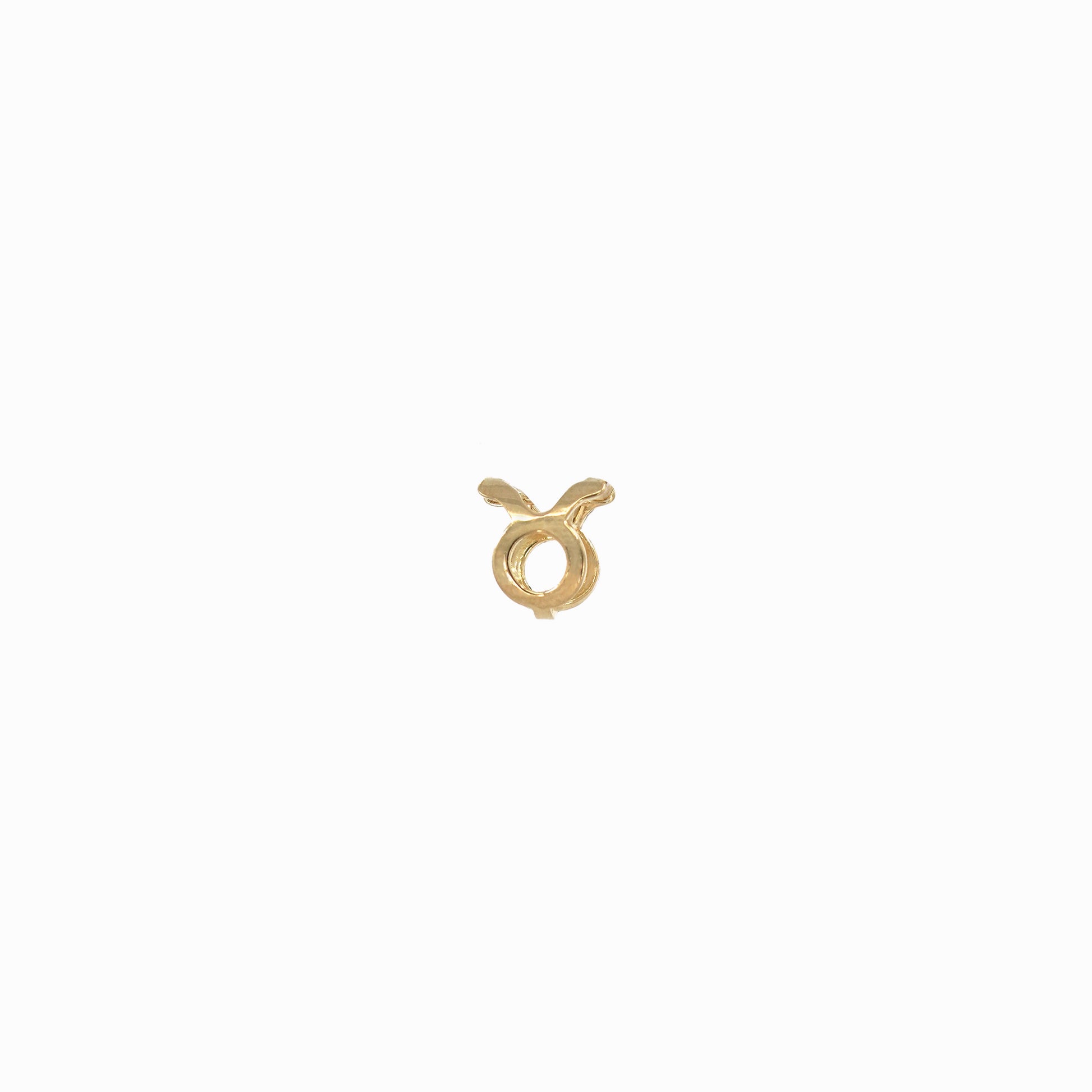 Eclipse Taurus Zodiac Gold Charm