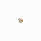 Eclipse Virgo Zodiac Pavé Diamond Gold Charm