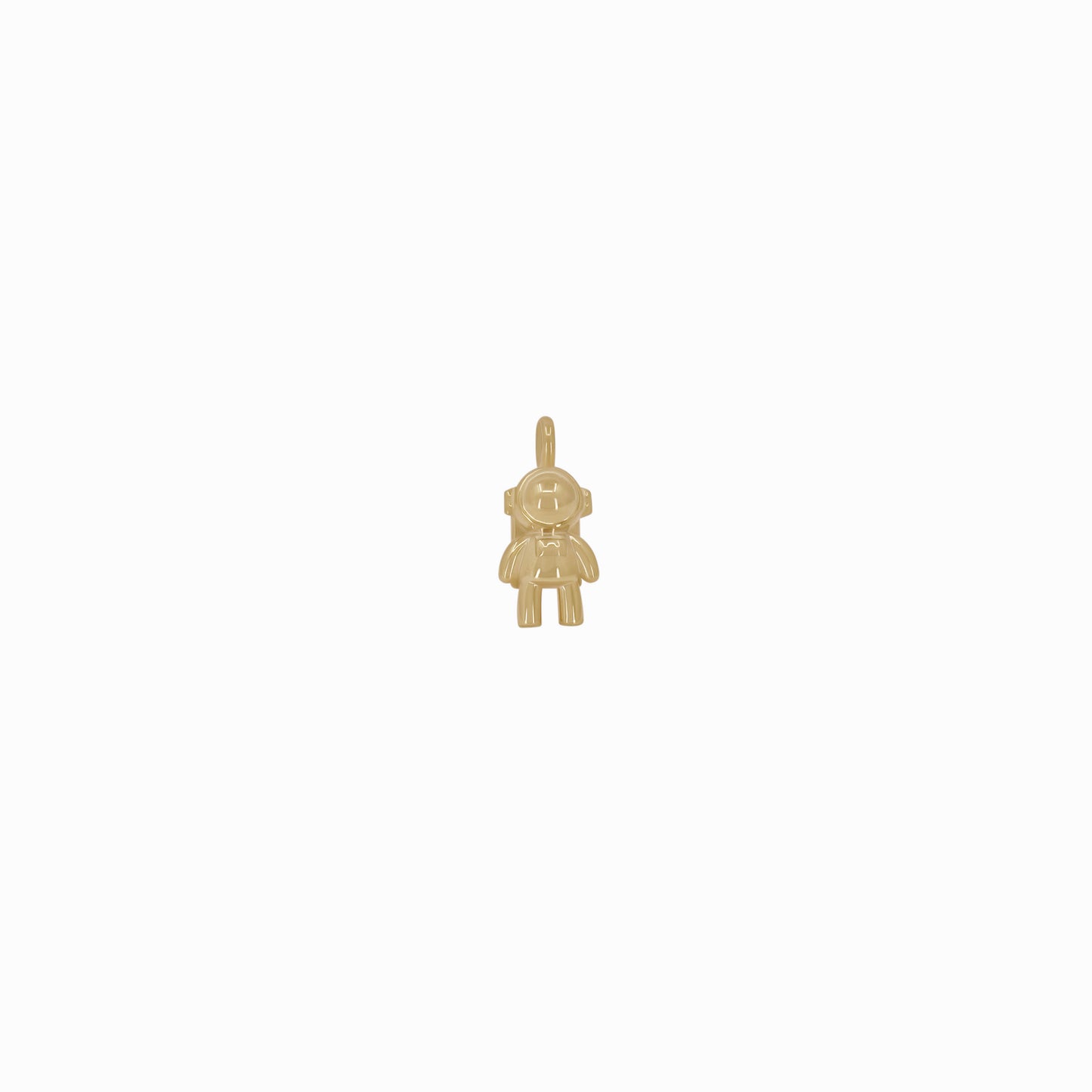 Astronaut Pendant Charm 14K Gold