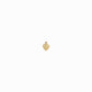 Full Heart Diamond Solid Gold Charm