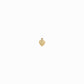 Full Heart Diamond Solid Gold Charm