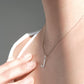 J Volume Initial Letter Pavé Diamond Necklace