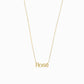 Korean Heart Ruby Custom Name Necklace in 14K Solid Gold – Personalized