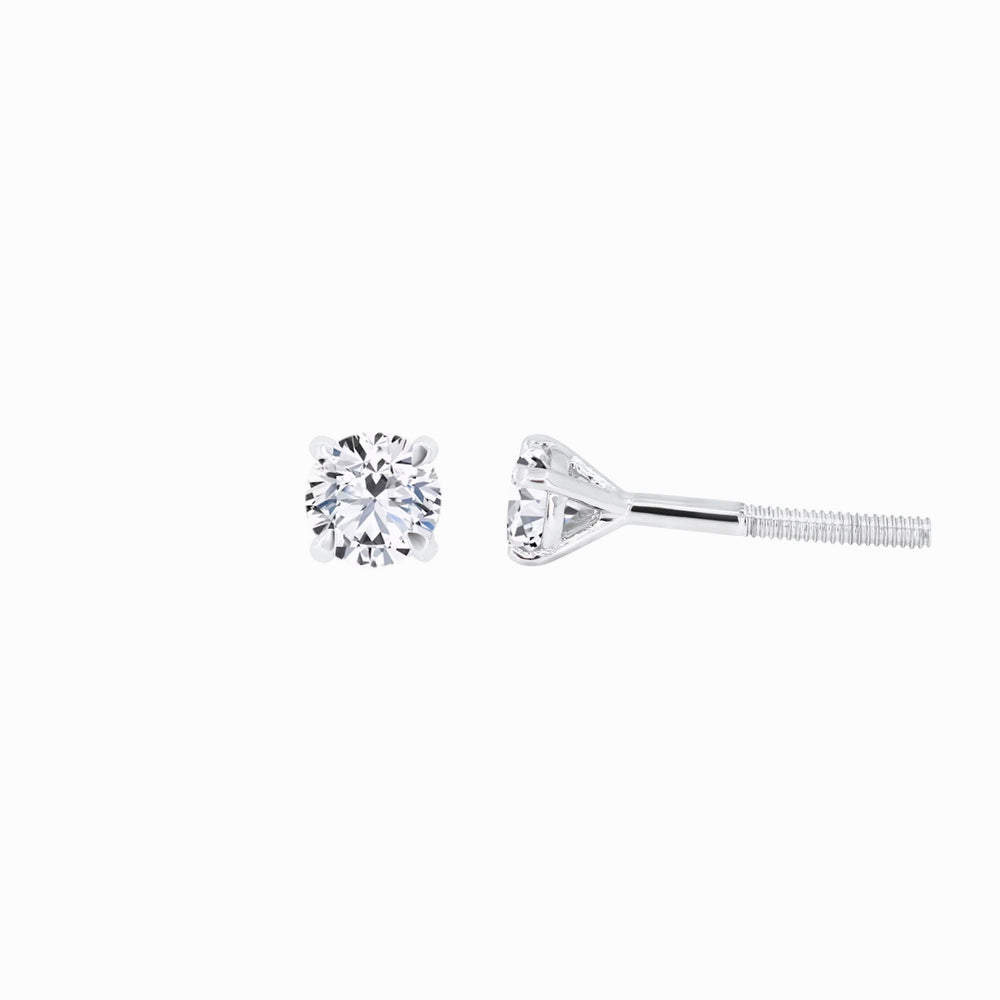 
          
          Load image into Gallery viewer, Lab Diamond Round Solitaire Stud Earrings (0.46 ct. tw.)
          
          