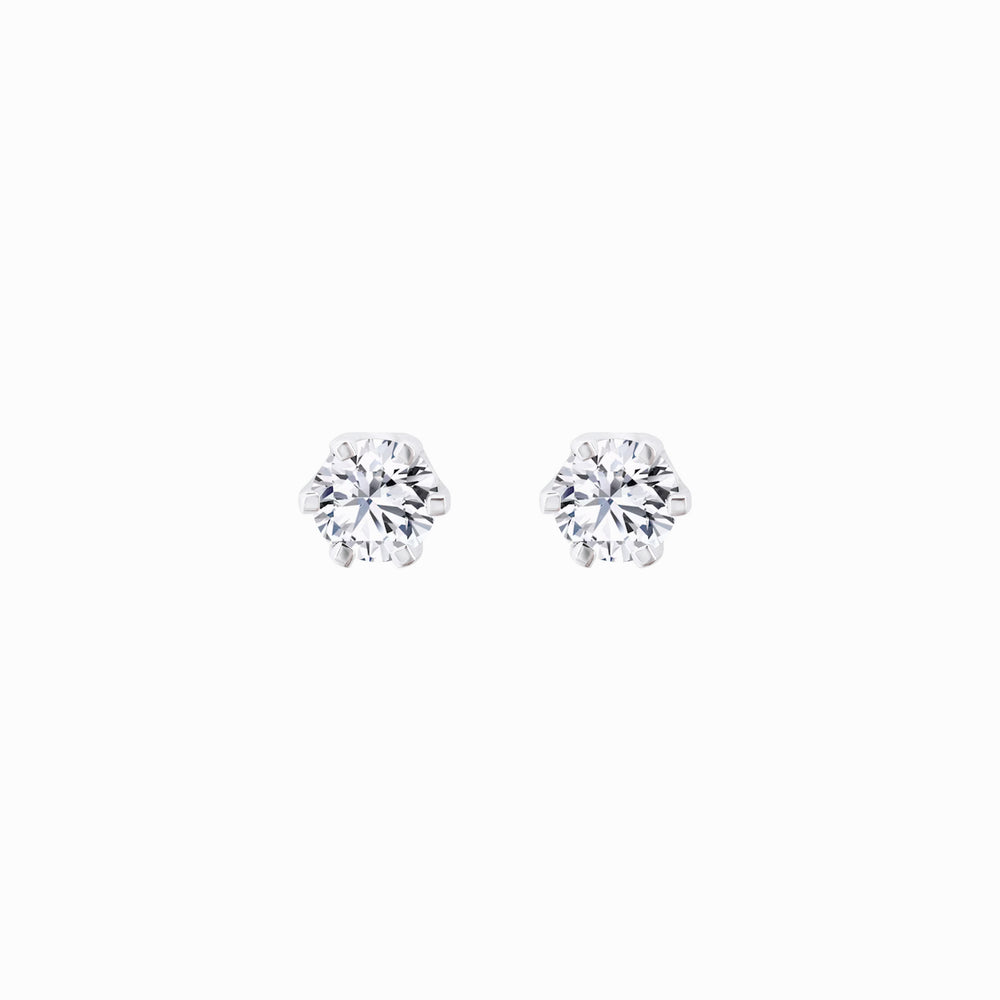 Lab Diamond Round Solitaire Stud Earrings (0.42 ct. tw.)