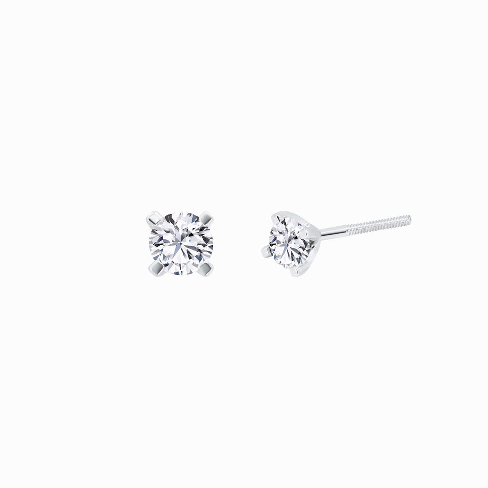 Lab Diamond Round Solitaire Stud Earrings (0.47 ct. tw.)