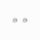 Lab Diamond Round Solitaire Stud Earrings (0.48 ct. tw.)