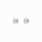 Lab Diamond Round Solitaire Stud Earrings (0.51 ct. tw.)