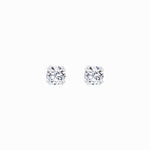 Lab Diamond Round Solitaire Stud Earrings (0.51 ct. tw.)