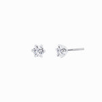 0.9970Lab Diamond Round Solitaire Stud Earrings 14K Gold (0.42 ct. tw.)