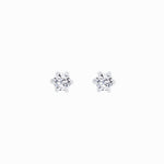 0.9970Lab Diamond Round Solitaire Stud Earrings 14K Gold (0.42 ct. tw.)