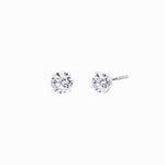 Lab Diamond Round Solitaire Stud Earrings 10K Gold (1.04ct. tw.)