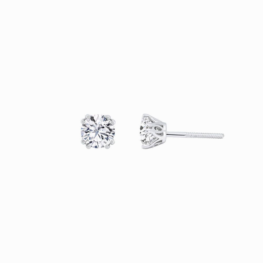 
          
          Load image into Gallery viewer, Lab Diamond Round Solitaire Stud Earrings 10K Gold (1.03ct. tw.)
          
          