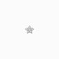 Flower Pavé Lab Diamond Solid Gold Stud Earrings Sterling Silver