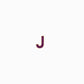 J Initial Letter Enamel Earring 14K Solid Gold