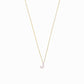 J Initial Letter Enamel Necklace 14K Solid Gold
