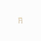 Eclipse H Initial Letter Diamond Earring