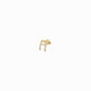Eclipse H Initial Letter Diamond Earring