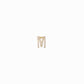 Eclipse M Initial Letter Diamond Earring
