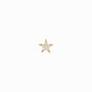 Star Diamond Solid Gold Stud Earrings