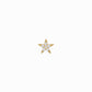 Star Diamond Solid Gold Stud Earrings