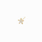Star Diamond Solid Gold Stud Earrings