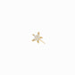 Star Diamond Solid Gold Stud Earrings