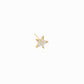 Star Diamond Solid Gold Stud Earrings