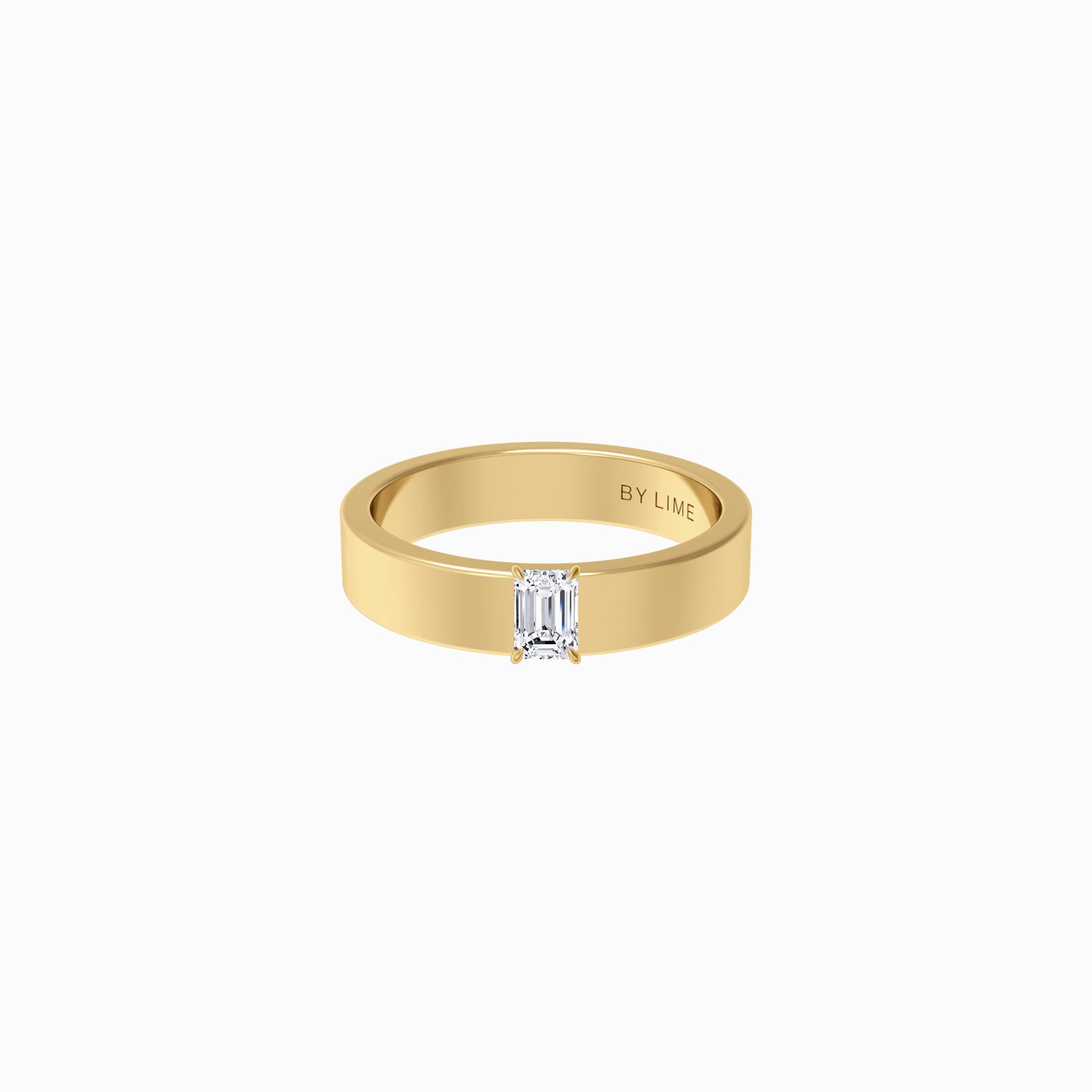 Emerald Lab Diamonds Mine Ring