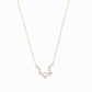 Libra Constellation Pavé Lab Diamond Gold Necklace