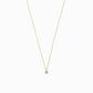 Birthstone Pendant Necklace 14k Solid Gold