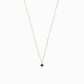 Birthstone Blue Sapphire Pendant Necklace 14k Gold | September