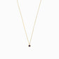 Birthstone Blue Sapphire Pendant Necklace 14k Gold | September