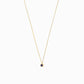 Birthstone Blue Sapphire Pendant Necklace 14k Gold | September
