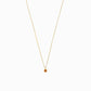 Birthstone Pendant Necklace 14k Solid Gold