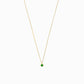 Birthstone Pendant Necklace 14k Solid Gold