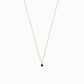 Birthstone Pendant Necklace 14k Solid Gold