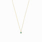 Birthstone Single Turquoise Pendant Necklace 14k Gold | December