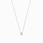 Lighting Bolt One Pavé Lab Diamond Necklace Sterling Silver