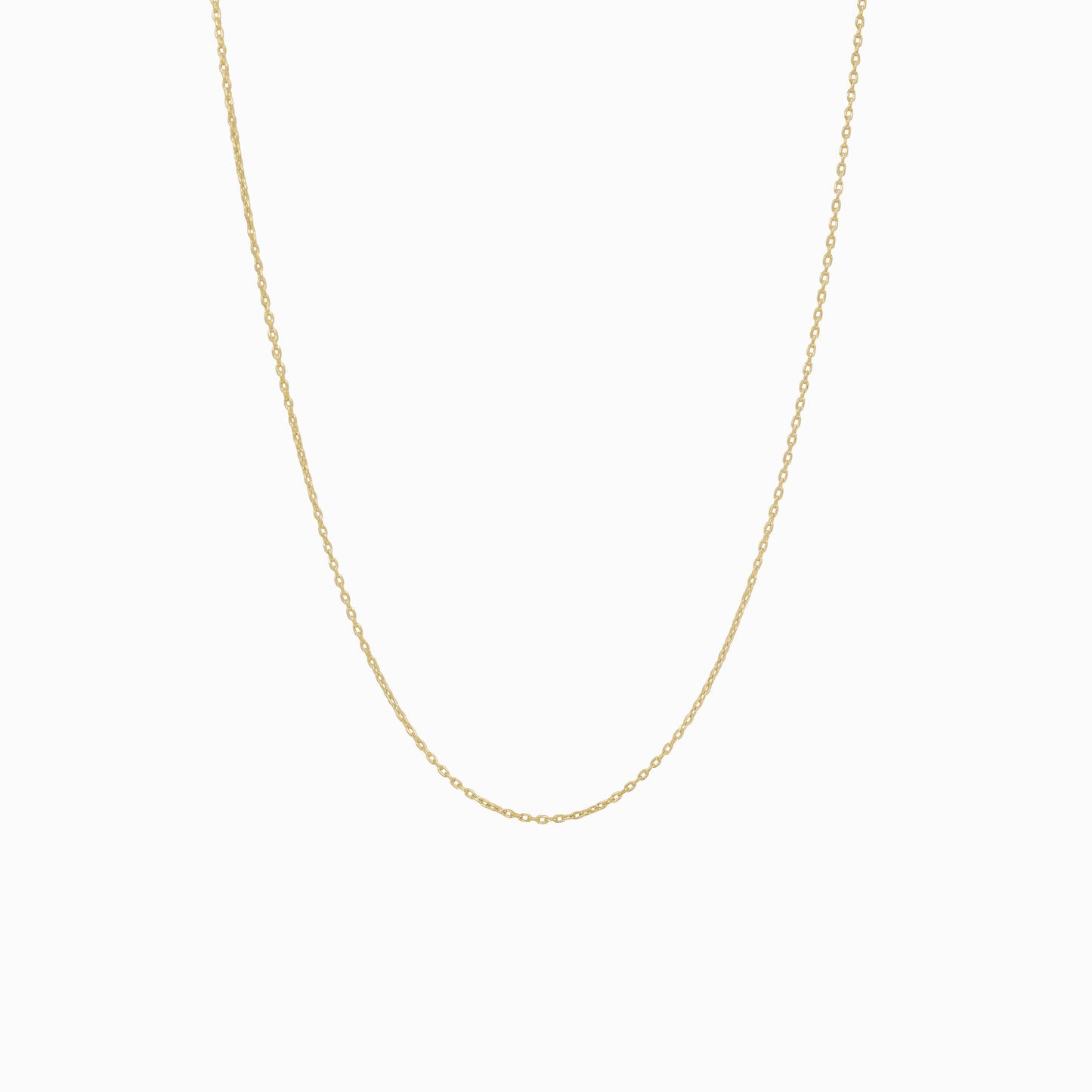 14K Gold Cable Chain Necklace