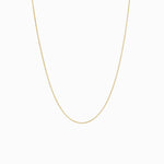 14K Gold Cable Chain Necklace