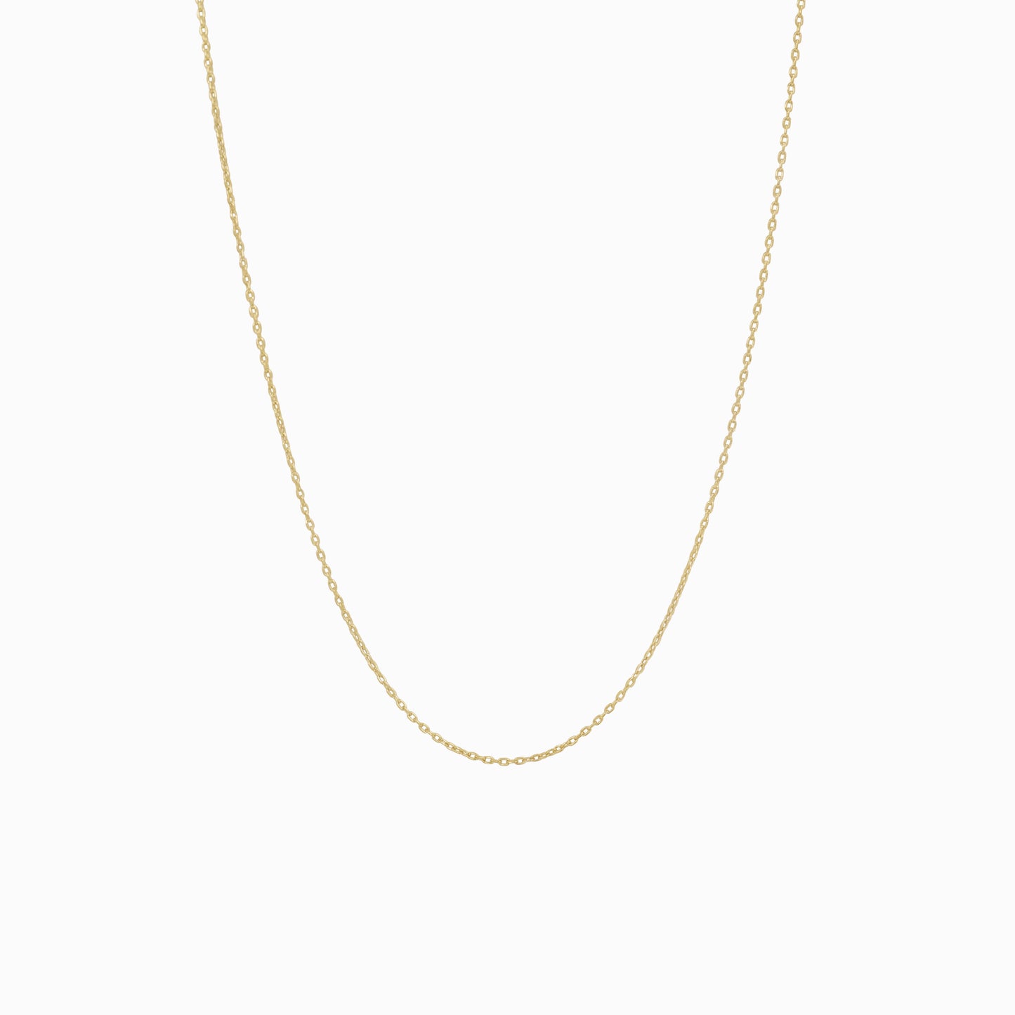 14K Gold Cable Chain Necklace
